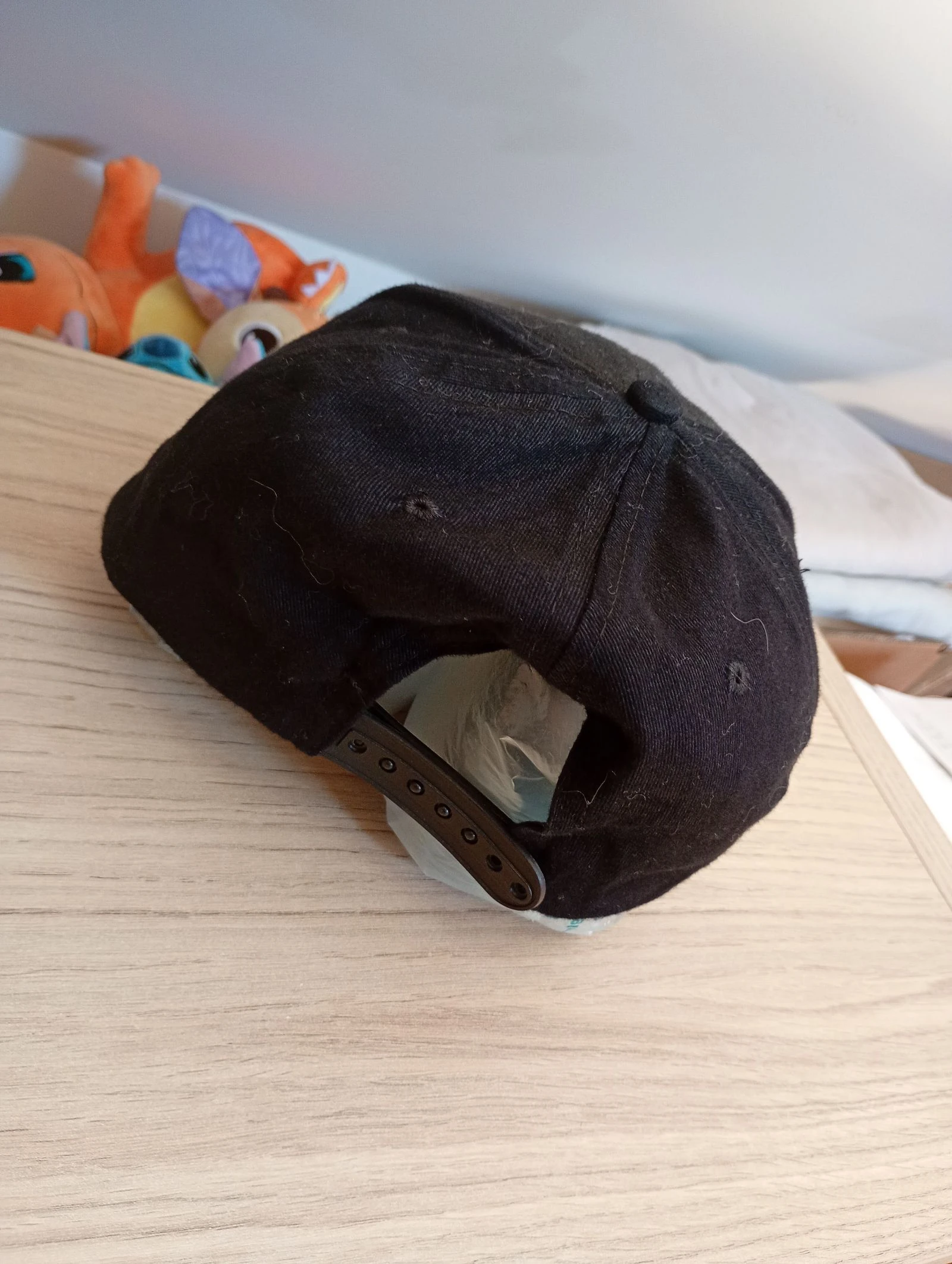 Vintage jaren 90 snapback reclame pet, verstelbaar, zwart – photo 3